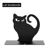 Metal Cat Bookends