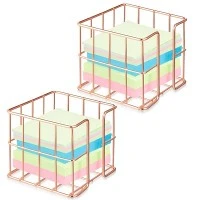 Rose Gold Sticky Note Holder